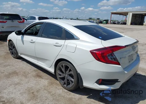 2020 Honda Civic Sport z USA, uszkodzony, nr VIN 19XFC2F84LE007443
